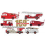 SET DE 5 POMPIER "150EME ANNIVERAIRE": WLG/TLM/REGENT/F8/F106/AEC