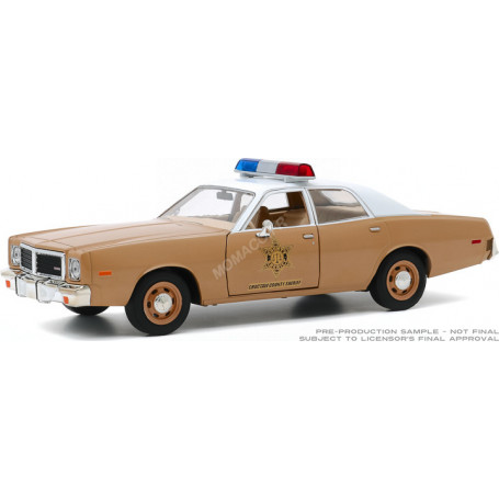 DODGE CORONET "CHOCTAW COUNTY SHERIFF" 1975 (EPUISE)