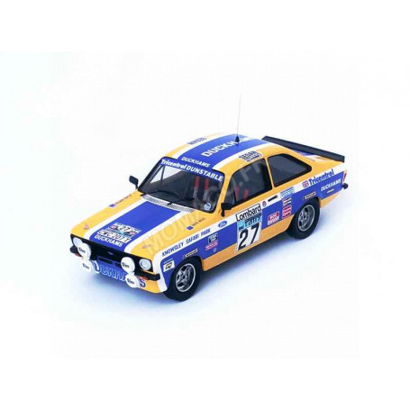 FORD ESCORT MKII 27 CARTER/WEST RALLYE RAC 1979 1ER