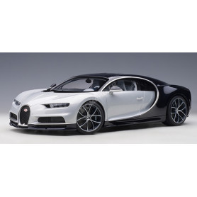 BUGATTI CHIRON 2017 BLANC GLACIER/BLEU ATLANCTIC