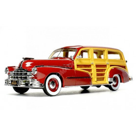 PONTIAC STREAMLINED WOODIE 1948 ROUGE