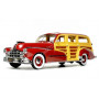 PONTIAC STREAMLINED WOODIE 1948 ROUGE
