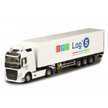 VOLVO FH 4 REMORQUE FOURGON BLANC "LOG'S"