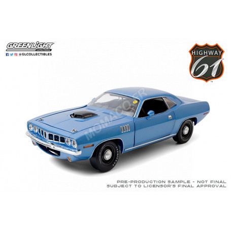 PLYMOUTH HEMI CUDA 1971 "MECUM AUCTIONS (2011) - INDIANAPOLIS S266 BLEUE"