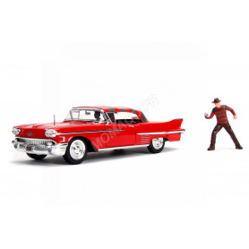 CADILLAC SERIES 62 1958 "FREDDY KRUEGER" AVEC FIGURINE FREDDY KRUEGER