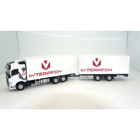 VOLVO FH 4 CAMION AVEC REMORQUE "TRANSPORTS INTERPECH"