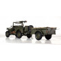 JEEP WILLYS 1943 AVEC REMORQUE