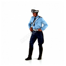 FIGURINE POLICIER MOTOCYCLISTE DES ANNEES 1975-1980 : MICHEL