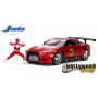 NISSAN GT-R (R35) "POWER RANGER ROUGE" AVEC FIGURINE POWER RANGER ROUGE (EPUISE)