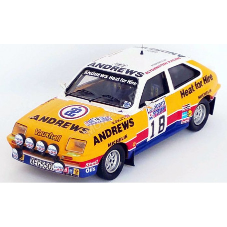VAUXHALL CHEVETTE HSR 18 RUSSEL BROOKES/MIKE BROAD  RALLYE RAC 1982