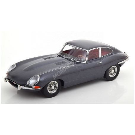 JAGUAR E-TYPE COUPE SERIE 1 1961 LHD GRIS METAL INTERIEUR ROUGE