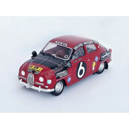 SAAB 96 6 NAZIR ALI/M BHARDWAJ SAFARI EST DE L' AFRIQUE 1963