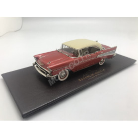CHEVROLET BEL AIR HARDTOP 4 PORTES 1957 BEIGE/OR