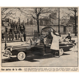 CITROEN 15-6 H LANDAULET CHAPRON 1956 "PRESIDENTIELLE - RENE COTY ET CHARLES DE GAULLE"