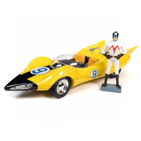 SPEED RACER 9 "THE SHOOTING STAR" 1966 AVEC FIGURINE REX RACER (EPUISE)