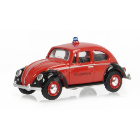 VOLKSWAGEN COCCINELLE "FEUERWEHR" ROUGE/NOIR (EPUISE)