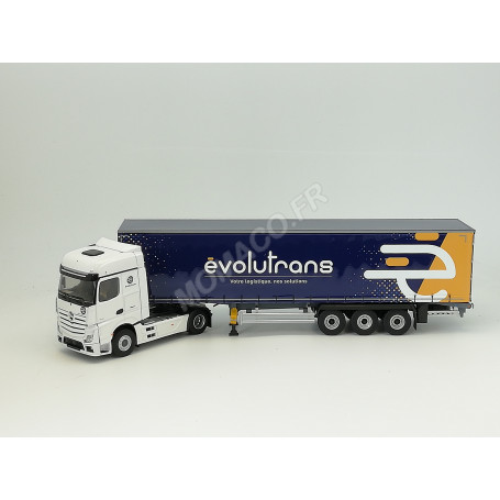 MERCEDES-BENZ ACTROS MP5 REMORQUE TAUTLINER "EVOLUTRANS" (EPUISE)