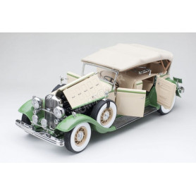 FORD LINCOLN KB TOP FERME 1932 BEIGE/VERTE