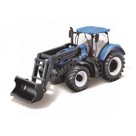 NEW HOLLAND T7.315 AVEC CHARGEUSE - TRACTEUR A FRICTION