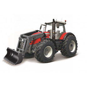 MASSEY FERGUSON 8740S AVEC CHARGEUSE - TRACTEUR A FRICTION
