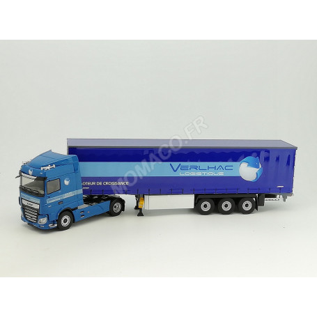 DAF XF MY 2017 SPACE CAB TAUTLINER "VERLHAC LOGISTIQUE"