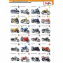 DISPLAY DE 24 PIECES : MOTOS "WHEELER"