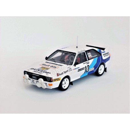 AUDI QUATTRO 10 MALCOM WILSON/NIGEL HARRIS RALLYE DE SUEDE 1985