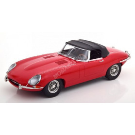 JAGUAR E-TYPE SOFT TOP SERIES 1 1961 LHD ROUGE