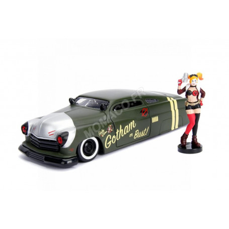 MERCURY 1951 "BATMAN" AVEC FIGURINE HARLEY QUINN