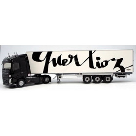 VOLVO FH 4 GLOBETROTTER SEMI FRIGO CHEREAU "TRANSPORTS QUERLIOZ" (EPUISE)