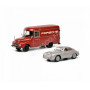 SET OPEL BLITZ "PORSCHE" AVEC PORSCHE 356 COUPE (EPUISE)