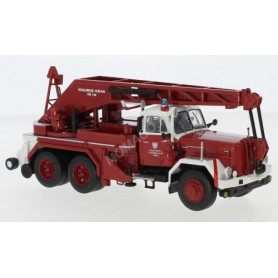 MAGIRUS URANUS KW 16 POMPIERS FRANCFORT 1959 ROUGE/BLANC