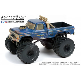 FORD F-250 1974 MONSTER TRUCK BIGFOOT 1 "THE ORGINAL MONSTER TRUCK" 1979 (PNEUS 66 POUCES) (EPUISE)