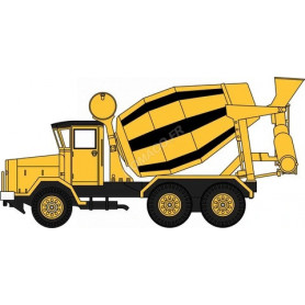 AEC 690 BETONNIERE JAUNE ET NOIR
