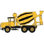 AEC 690 BETONNIERE JAUNE ET NOIR