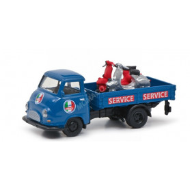 HANOMAG KURIER BLEUE AVEC 2 VESPA (EPUISE)