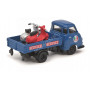 HANOMAG KURIER BLEUE AVEC 2 VESPA (EPUISE)