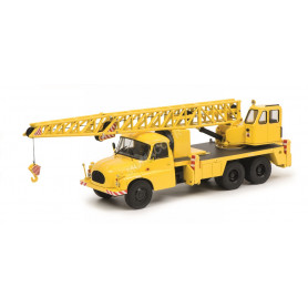TATRA T138 CAMION GRUE JAUNE  (EPUISE)
