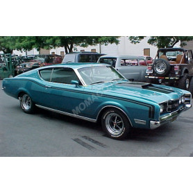MERCURY CYCLONE 1969 BLEUE "DARK AQUA"