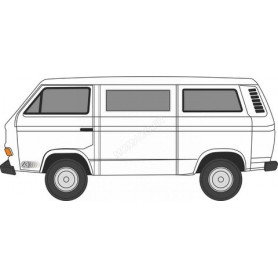 VOLKSWAGEN T25 BUS BLANC PASTEL