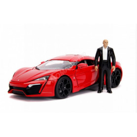 LYKAN HYPERSPORT W MOTORS "FAST AND FURIOUS" AVEC FIGURINE DOM ET LUMIERES (EPUISE)