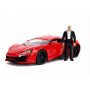 LYKAN HYPERSPORT W MOTORS "FAST AND FURIOUS" AVEC FIGURINE DOM ET LUMIERES (EPUISE)