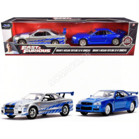 PACK BRIAN : NISSAN SKYLINE (R34) & (R35) "2 FAST 2 FURIOUS & FAST AND FURIOUS 7" (EPUISE)