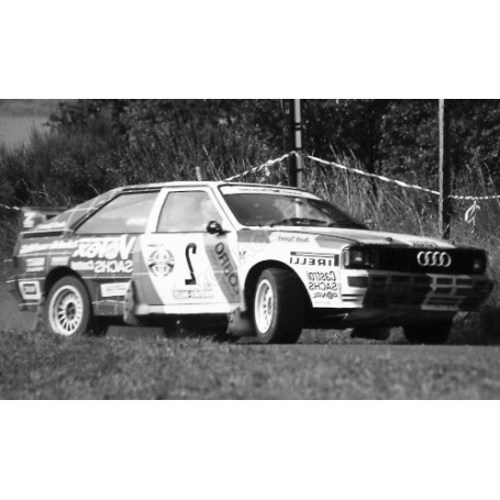 AUDI QUATTRO A1 2 DEMUTH/LUX RALLYE HUNSRUCK 1984