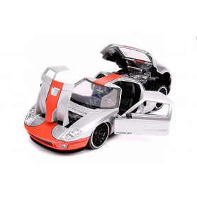 FORD GT 2005 ARGENT/ORANGE (EPUISE)