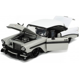 CHEVROLET BEL AIR 1956 GRIS/BLANC (EPUISE)
