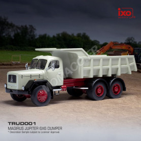 MAGIRUS JUPITER 6X6 CAMION A BENNE BASCULANTE GRIS