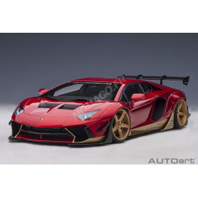 LAMBORGHINI AVENTADOR "LIBERTY WALK"  ROUGE/OR