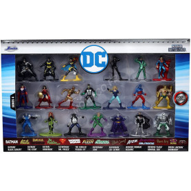20 FIGURINES NANO-METALFIGS "DC COMICS" - COFFRET N°4