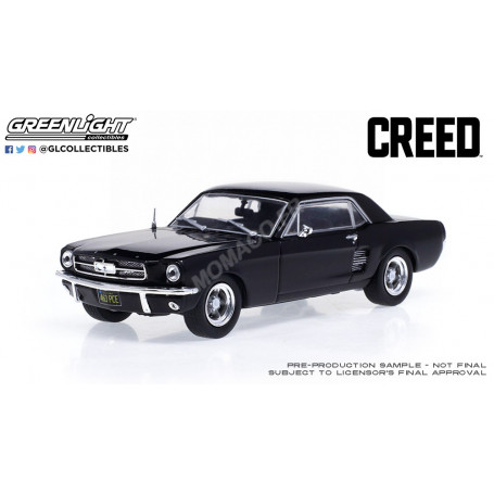 FORD MUSTANG COUPE 1967 "CREED (2015) - ADONIS CREED" NOIR MATT
